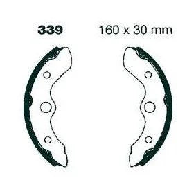 BRAKE SHOES 1985-1987 HONDA TRX250 EBC H339