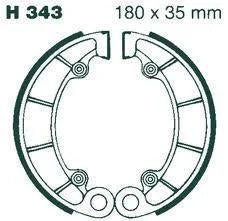 REAR DRUM BRAKE SHOES 84-14 HONDA NIGHTHAWK PACIFIC COAST FOURTRAX FOREMAN MAGNA SHADOW H343