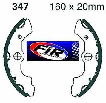BRAKE SHOE SET FRONT 88-07 HONDA TRX 300 350 400 450 500 650 H347