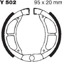 BRAKE SHOES Y502