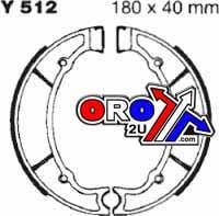 BRAKE SHOES Y512