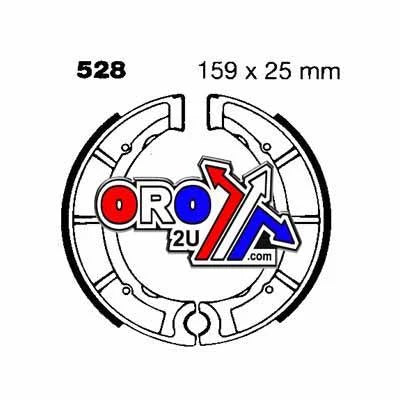 BRAKE SHOES 75-04 YAMAHA YFM YFB DT YFU 250 350 400 Y528