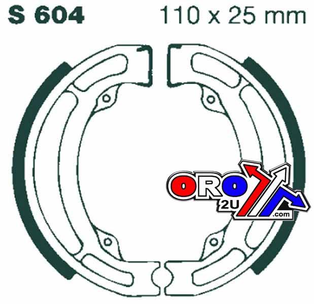 BRAKE SHOES EBC S604