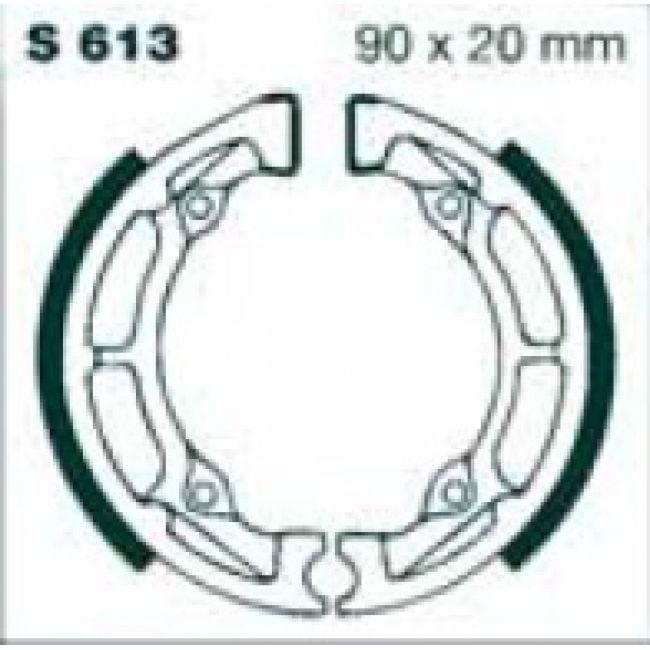 BRAKE SHOES KAWASAKI SUZUKI EBC S613