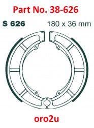 BRAKE SHOES 626 FIR -BRAND