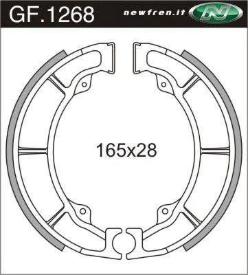 BRAKE SHOES NF1268 [EBC629] GFG1268