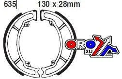 BRAKE SHOES KAWASAKI SUZUKI EBC S635