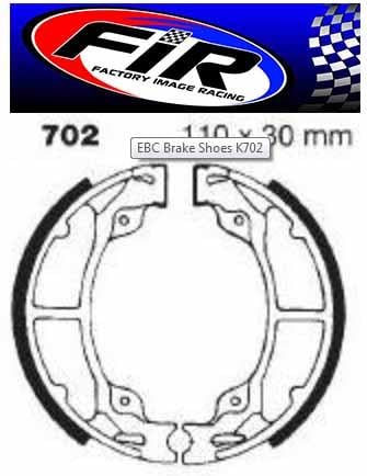 BRAKE SHOES K702