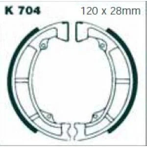 BRAKE SHOES KAWASAKI KDX 175 KX 125 EBC K704 VB408