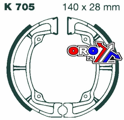 BRAKE SHOES K705