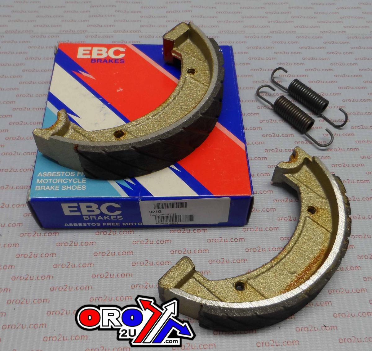BRAKE SHOES GROOVED EBC 821G