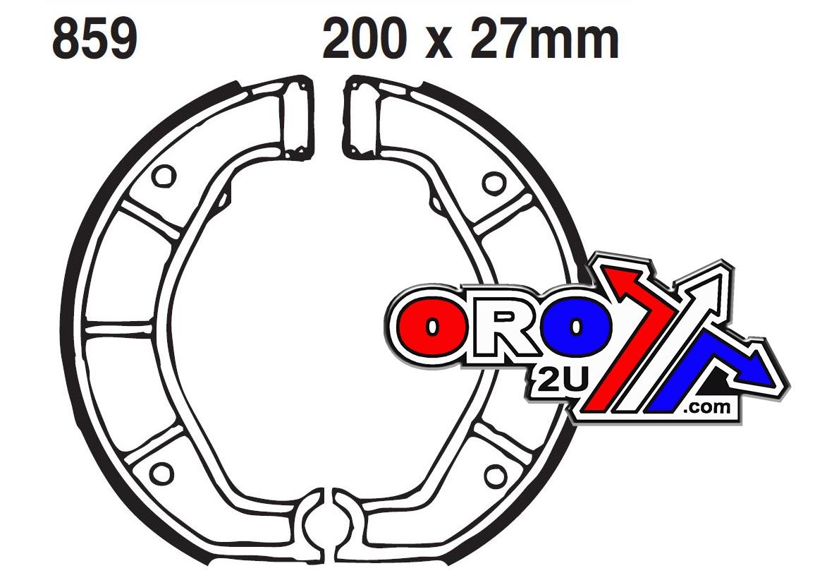 BRAKE SHOES BMW 80 100 EBC 859