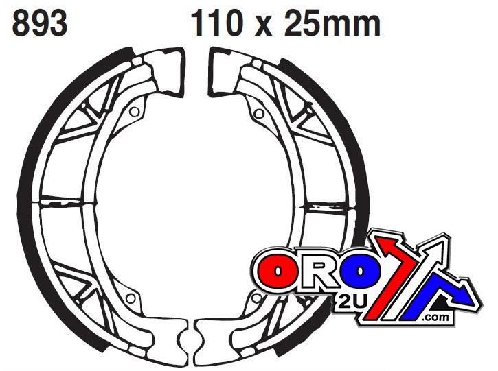 BRAKE SHOES EBC 893