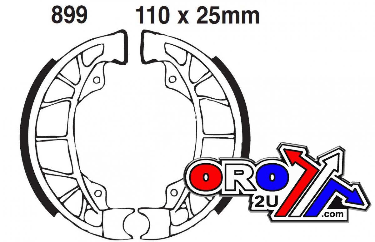 BRAKE SHOES EBC 899