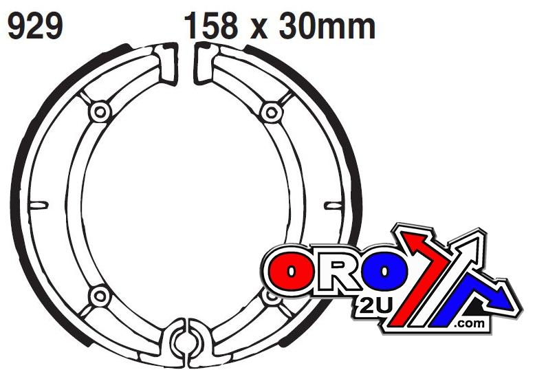 BRAKE SHOES DESMO EBC 929