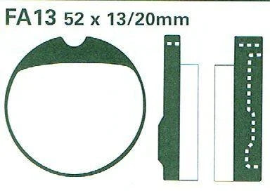 BRAKE PADS HONDA VD102 FA013
