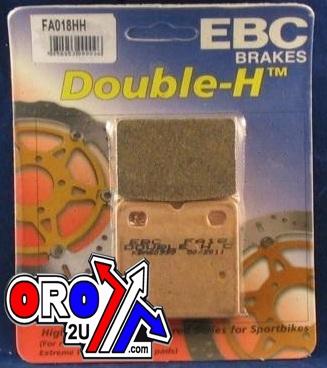 BRAKE PADS SINTERED METAL EBC FA018HH
