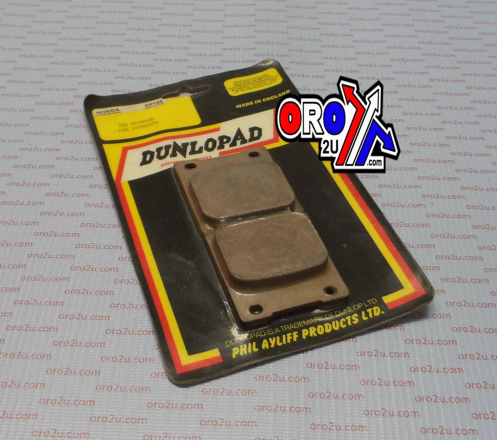 BRAKE PADS SINTERED DP BRAKES, DP103 BRAKES Premium Sintered, 39-045
