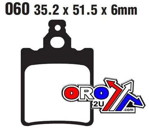 BRAKE PADS STD EBC FA060