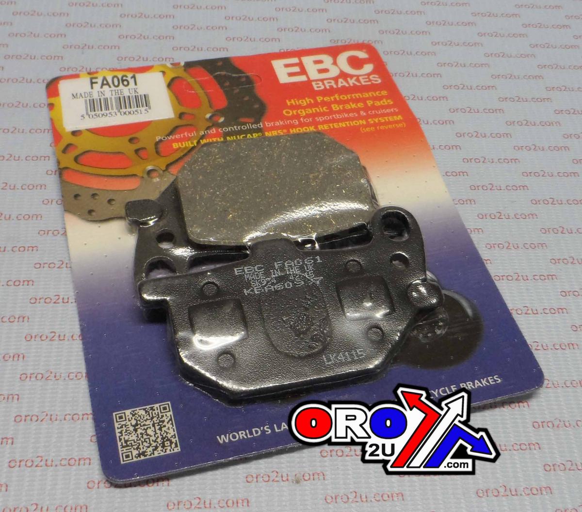 BRAKE PADS YAMAHA EBC FA061
