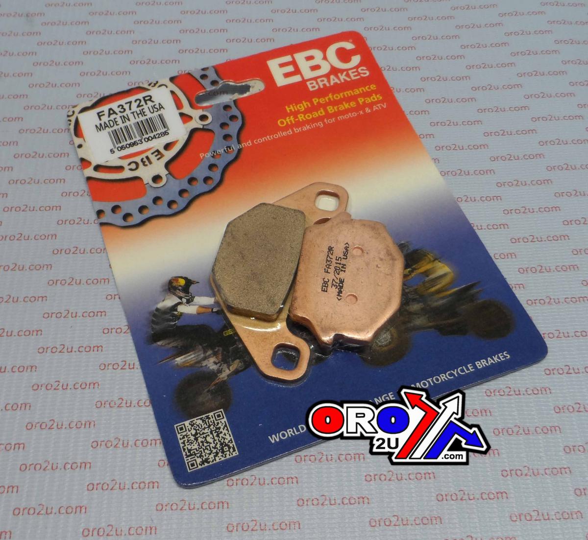 BRAKE PADS SINTERED POLARIS SUZUKI EBC FA372R
