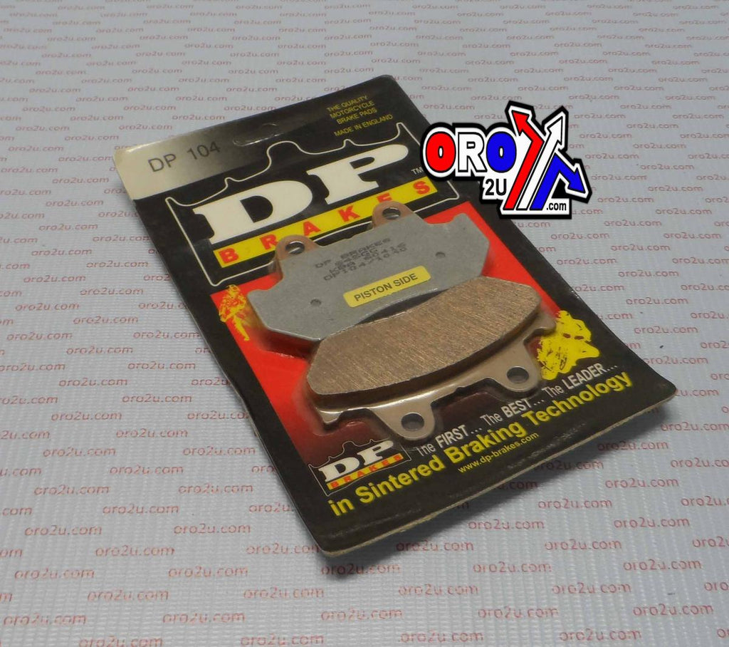 BRAKE PADS SINTERED DP BRAKES, DP104 Premium 41-104.H.DP, 39-069/2