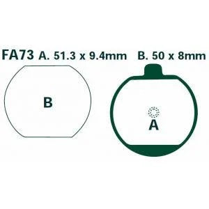 BRAKE PADS DISC VD417 1004170, S1016