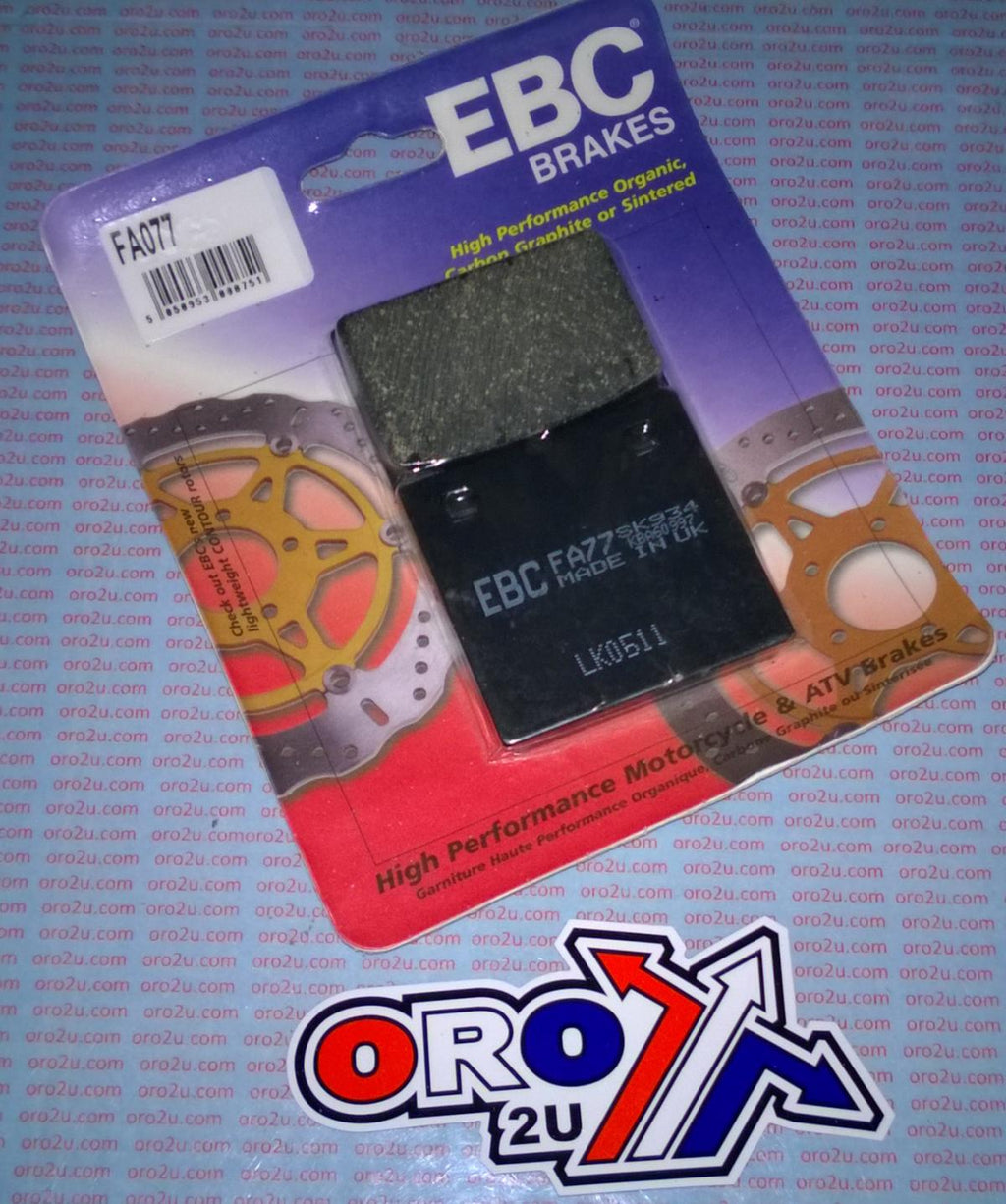 BRAKE PADS STD SEMI-METAL BMW EBC FA077