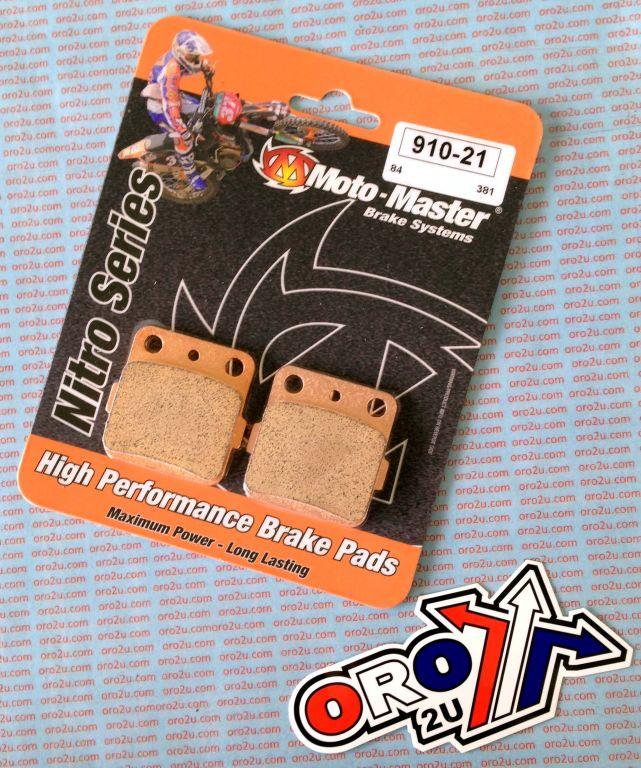 BRAKE PADS SINTERED NITRO, MOTO-MASTER 091021, 39-084
