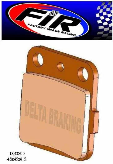 BRAKE PADS SINTERED METAL HS, MX-N HIGH FRICTION, BP003T05B THICK 6.5mm