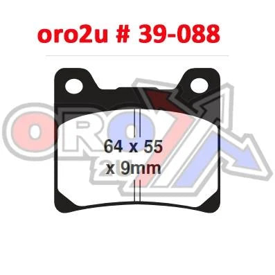 BRAKE PADS YAMAHA EBC FA088