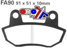 BRAKE PADS STD SEMI-METALLIC EBC FA090