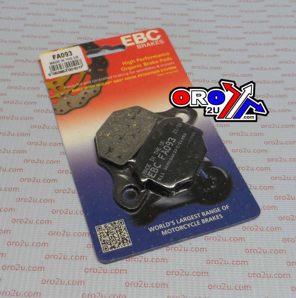 BRAKE PADS STD RIEJU SUZUKI EBC FA093