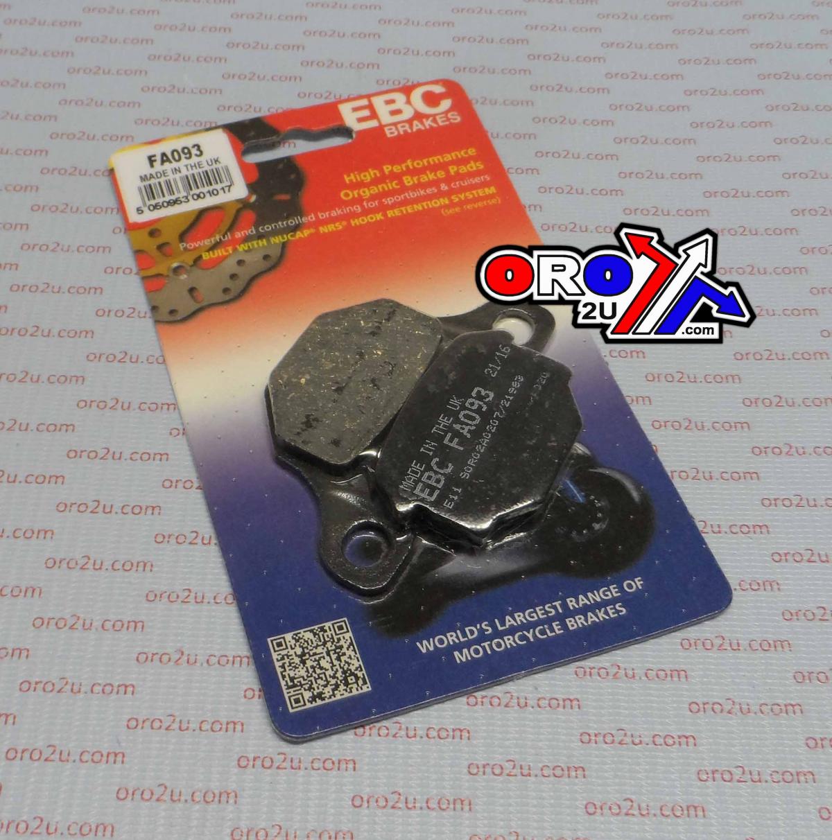BRAKE PADS STD RIEJU SUZUKI EBC FA093