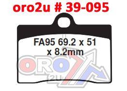 BRAKE PADS APRILIA DUCATI KTM EBC FA095