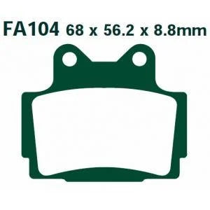 BRAKE PADS YAMAHA FZR TZR EBC FA104