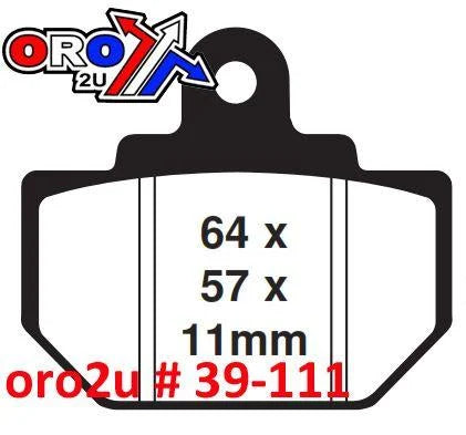 BRAKE PADS DISC EBC FA111R