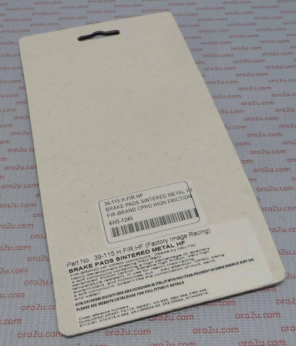 BRAKE PADS SINTERED METAL HF, CPRO HIGH FRICTION, DB2120-CPRO