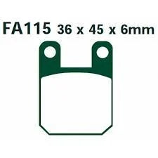BRAKE PADS STD MOTO-MASTER, SEMI-METALLIC STD 090511