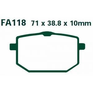 BRAKE PADS DISC DB2130, (EBC FA118,VESRAH VD245,S1088,1002450)