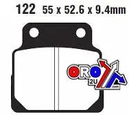 BRAKE PADS STD SEMI-METAL HONDA CB 450 EBC FA122