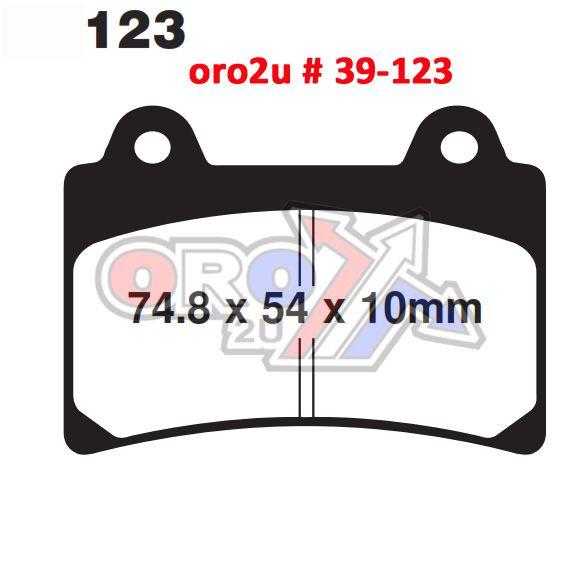 BRAKE PADS DISC VD242/2 FA123