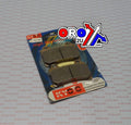BRAKE PADS DISC SEMI-METAL, KYOTO S1242 (EBC FA123)