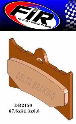 BRAKE PADS MINERAL ORGANIC M DB2150 BP015M01F