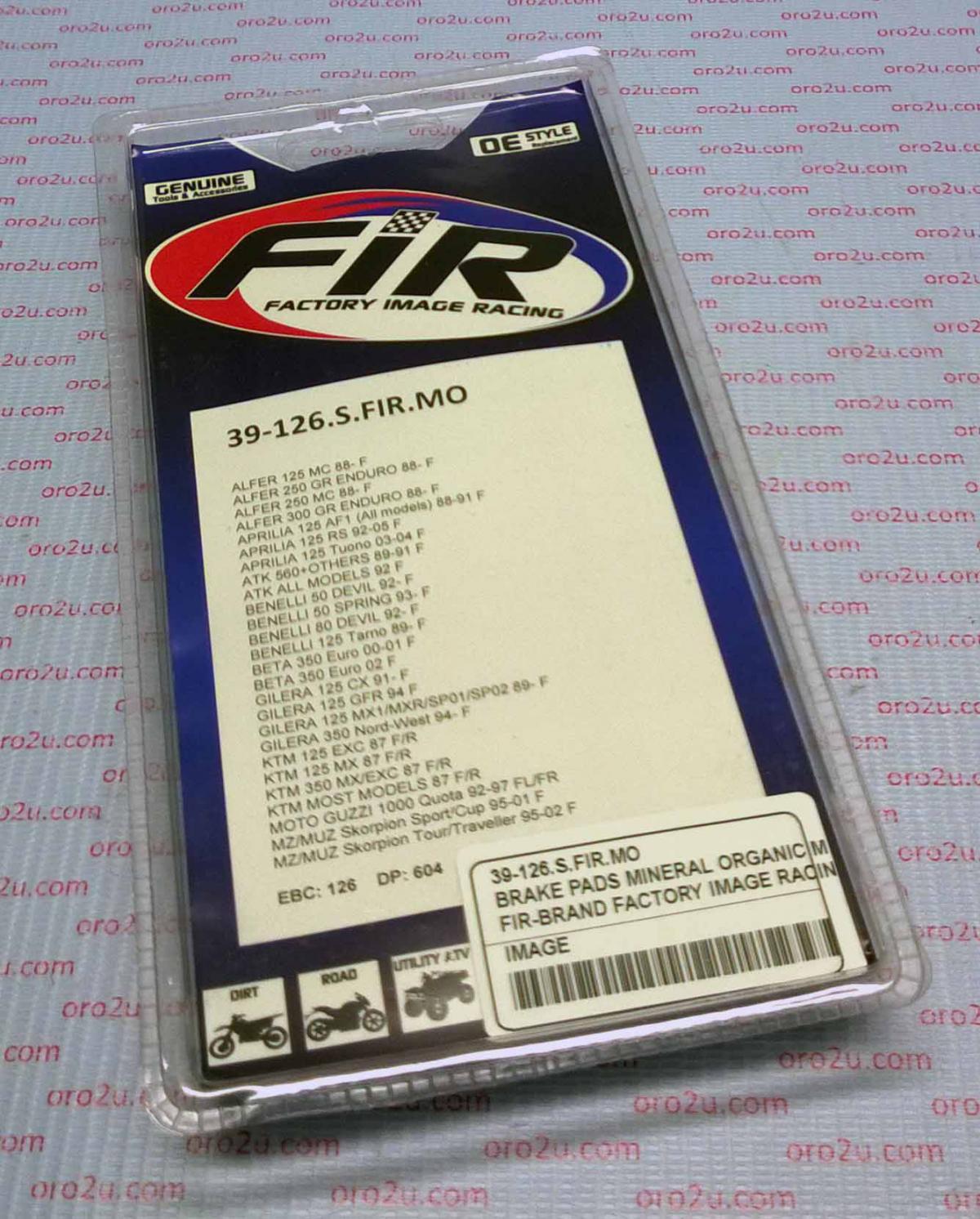 BRAKE PADS MINERAL ORGANIC M DB2150 BP015M01F