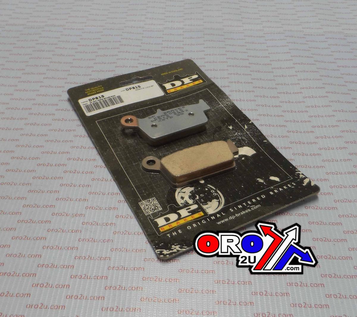 BRAKE PADS SINTERED DP BRAKES, DP815 Premium 41-815.H_DP, 39-131