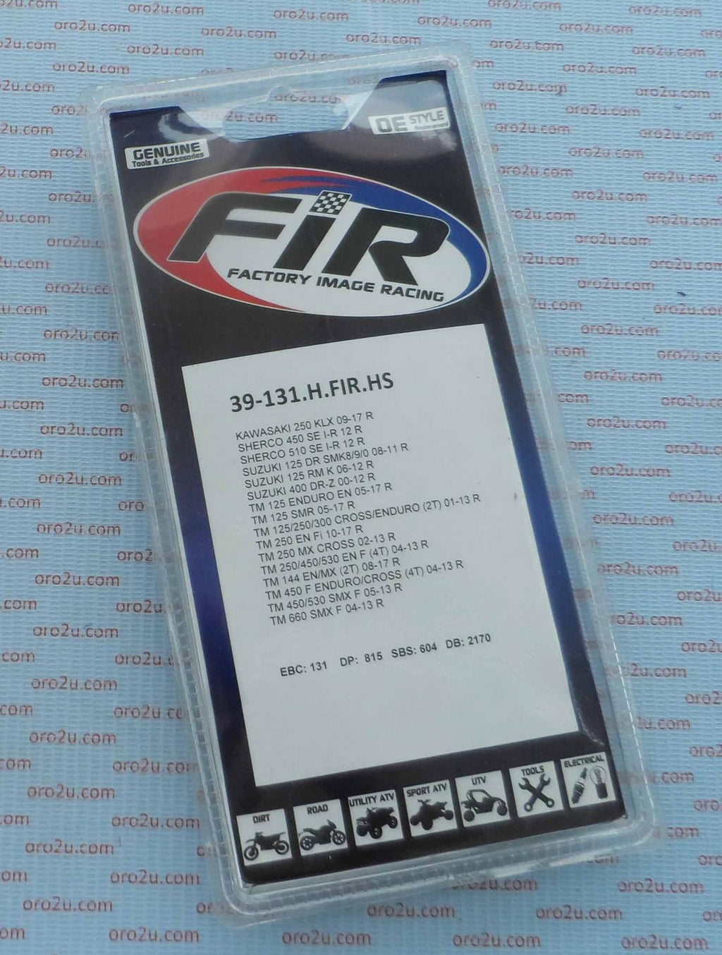 BRAKE PADS SINTERED METAL HS, MX-N HIGH FRICTION