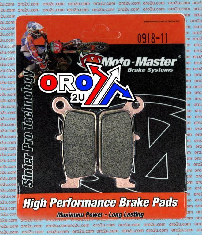 BRAKE PADS STD MOTO-MASTER, SEMI-METALLIC STD 091811