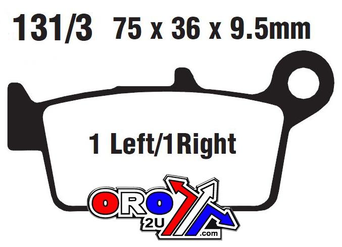BRAKE PADS HONDA EBC SFA131/3