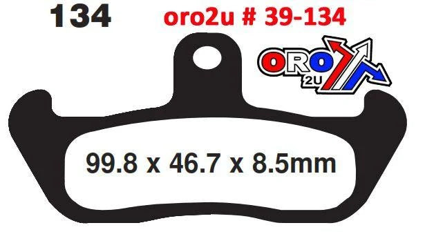 BRAKE PADS DISC EBC FA134